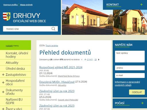 www.drhovy.cz