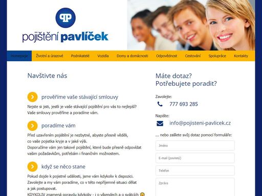 www.pojisteni-pavlicek.cz
