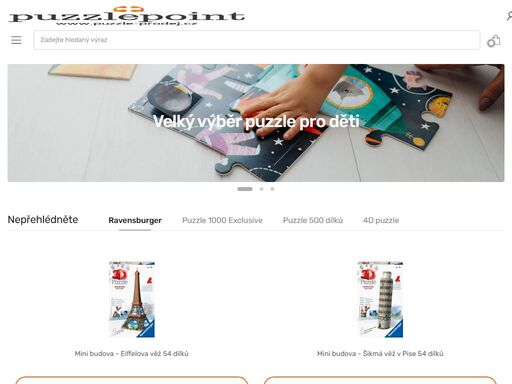 puzzle-prodej.cz je specializovaný internetový obchod s puzzle, stolní hry, hlavolamy, nabízí 10000 položek od desítek výrobců! 
