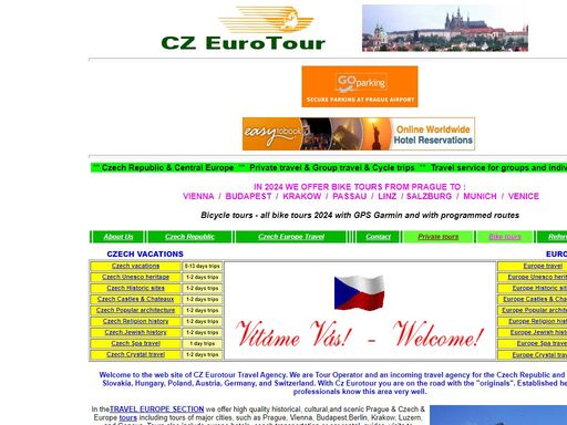 czech vacations,europe travel,private travel,bicycle tour europe & czech,group travel,europe hotels,
  									guides,coach transportation,car rental,chorvatsko