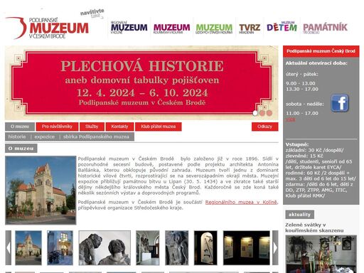 oficiální stránky podlipanského muzea v českém brodě