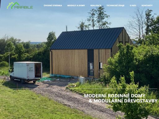 mirabile je česká stavební společnost zabývající se výstavbou nízkoenergetických a pasivních domů a modulárních dřevostaveb vysokého užitného standardu.
