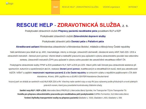 rescue help - zdravotnická služba