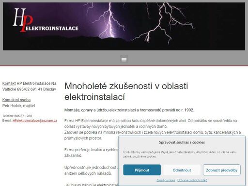 www.hp-elektroinstalace.cz