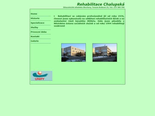 www.rehabilitace-chalupska.cz