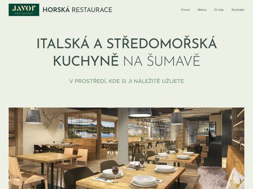 www.restaurantjavor.cz