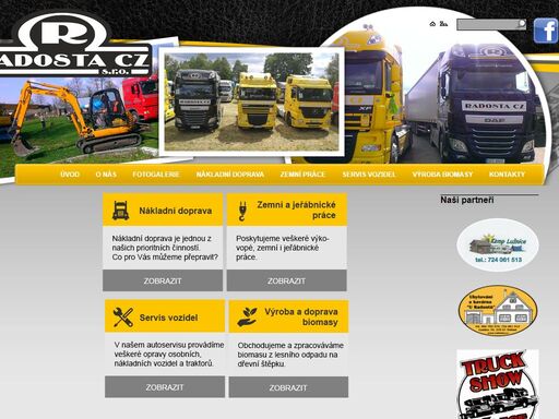 nákladní doprava je jednou z našich prioritních činností. poskytujeme veškeré výkovopé, zemní i jeřábnické práce. v našem autoservisu provádíme veškeré opravy osobních, nákladních vozidel a traktorů. 