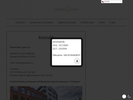 www.vltavadent.cz