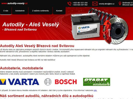 www.autodily-vesely.cz