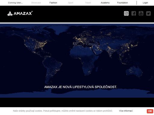 amazax je nová lifestylová společnost. obchodní značka amazax včetně jejího grafické zpracování je ochrannou známkou společnosti amazax corp.