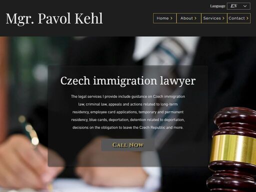 czech immigration lawyer in prague with 10+ years of experience. pavol kehl has helped hundreds navigate the czech immigration law and claim their lawful rights.