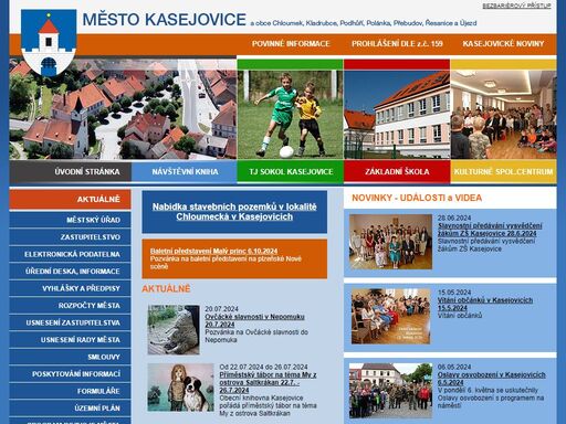 oficiální stránky města kasejovice. 