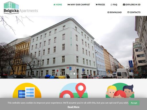 university campus - book your university housing today! no hidden fees. 24/7 customer service. get instant confirmation. secure booking. student housing in serviced shared apartments. centrally located in the heart of vinohrady neighbourhood. read real guest reviews. types: hotels, apartments, students, university, dormitory, housing, serviced apartments. rooms available for 2019/2020 academic year. 