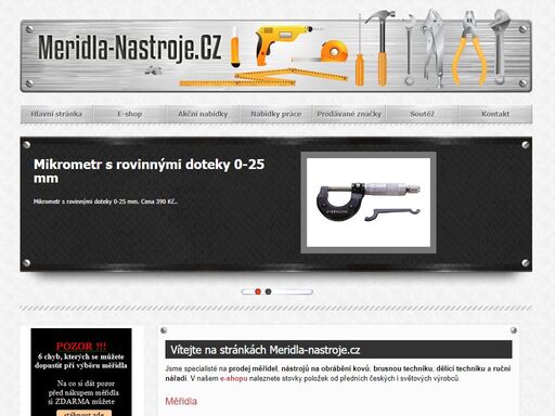 web.meridla-nastroje.cz