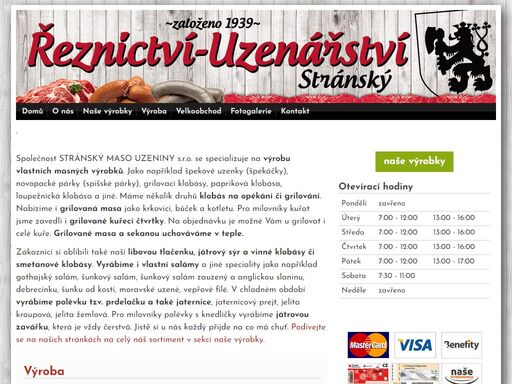 www.stranskyuzeniny.cz