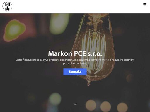 firma markon pce s.r.o. zajišťující projekty, montáže a servis měřící a regulační techniky pro oblast vytápění.