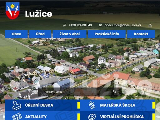 www.obecluzice.cz