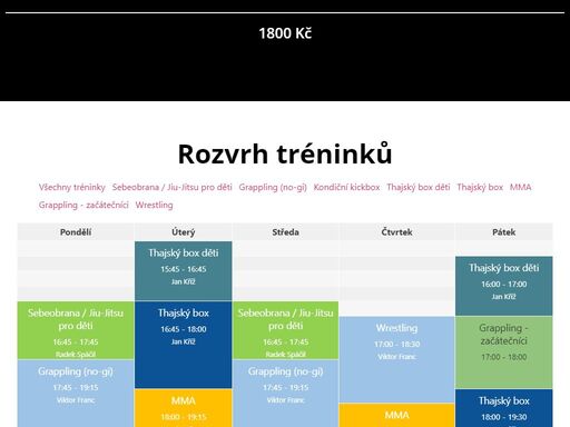 jsme škola bojových sportů draculino kroměříž vyučující grappling, wrestling, thajský box, kondiční kickbox a mma. nebojte se přijít na trénink!