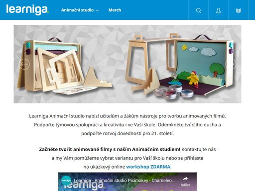 homepage. learniga animační studio nabízí učitelům a žákům nástroje pro tvorbu animovaných filmů. 
podpořte týmovou spolupráci a kreativitu i ve vaší škole. odemkněte tvůrčího ducha a 
podpořte rozvoj dovedností pro 21. století.
 
začněte tvořit animované filmy s naším animačním studiem! kontaktujte nás 
a my vám…