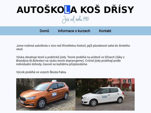 www.autoskolakos.cz