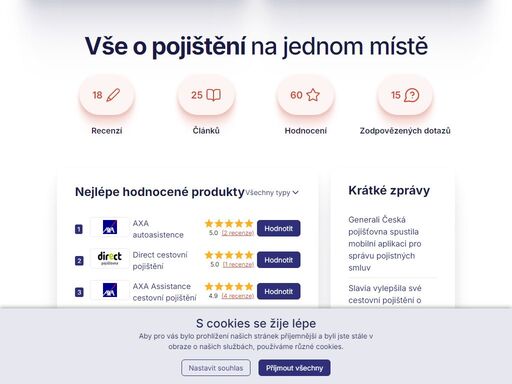 portalpojisteni.cz - váš komplexní průvodce světem pojištění. najdete u nás články, recenze, srovnání pojištění a odbornou poradnu pro všechny vaše dotazy. ušetřete čas a peníze s našimi radami a tipy.