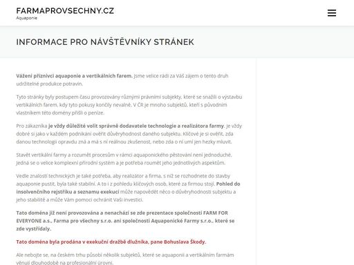 www.farmaprovsechny.cz