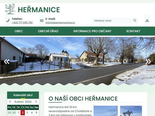 oficiální stránky obce heřmanice