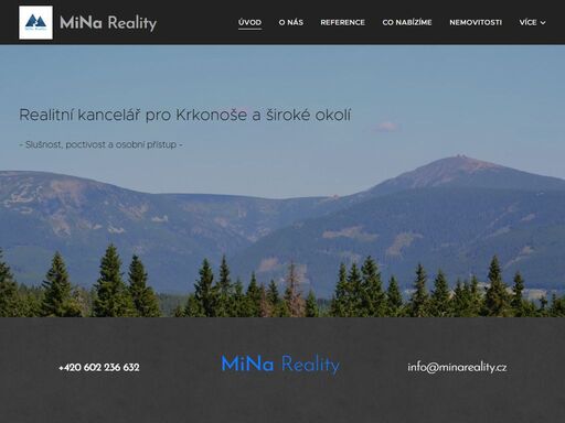 +420 602 236 632 mina reality info@minareality.cz