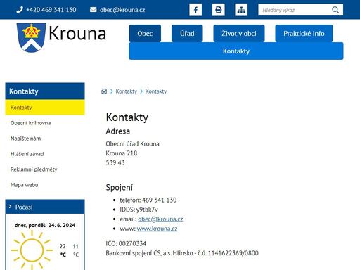 www.krouna.cz/kontakty/kontakty