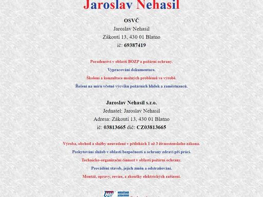 www.nehasil.cz