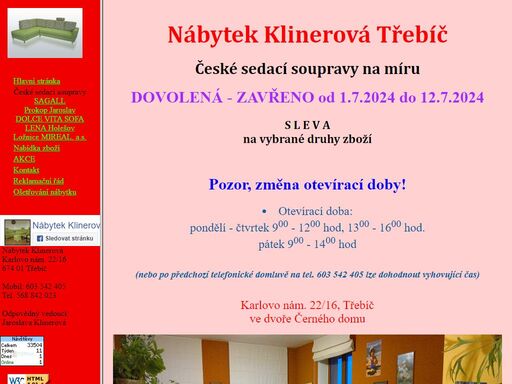 www.nabytek-klinerova.cz