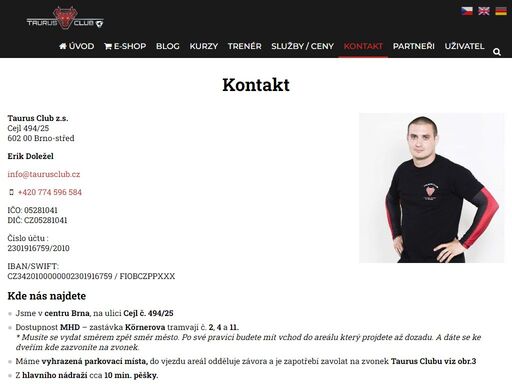 www.taurusclub.cz/kontakt
