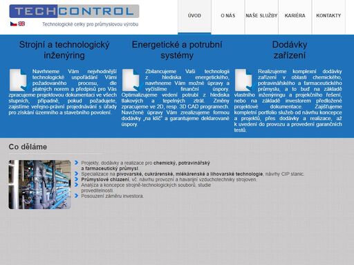 techcontrol, spol. s r.o. - česká projekční, inženýrská, dodavatelská a konzultační společnost