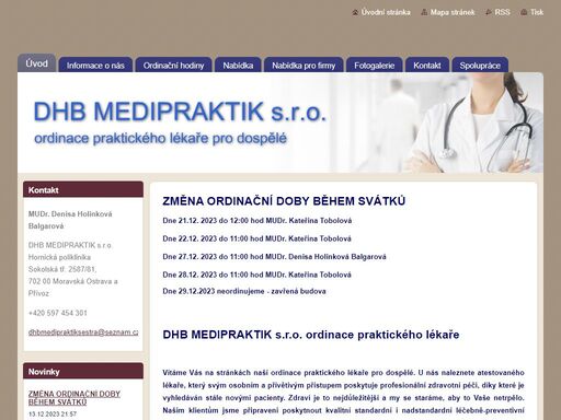www.dhbmedipraktik.cz