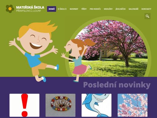 webové stránky mateřské školy v bílině. informace o školce, třídách, aktivitách školky, aktuality nebo galerie.