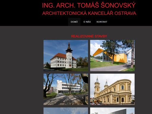 architektonická kancelář ing. arch. tomáše šonovského je specializována na projektovou a inženýrskou činnost v oblasti výstavby občanských, bytových, sportovních a dalších staveb.