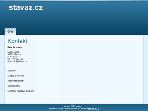 www.stavaz.cz