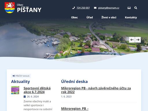 www.obec-pistany.cz