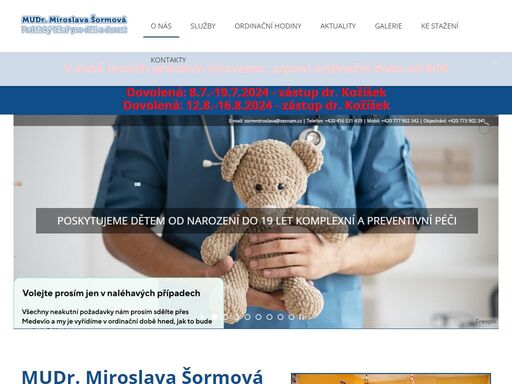 www.detskylekar-sormova.cz