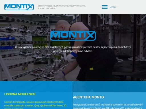 montix a.s. je ryze český výrobce s mnohaletou zkušeností v automobilovém průmyslu.