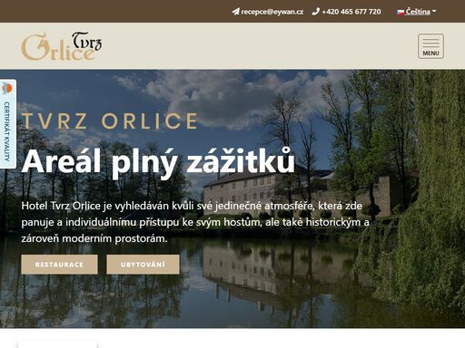 www.tvrzorlice.cz