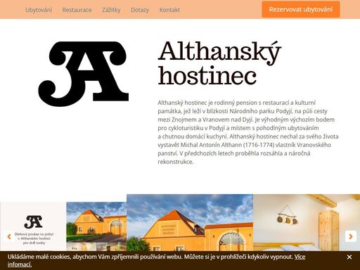 althanskyhostinec.cz