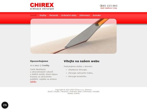 www.chirex.cz
