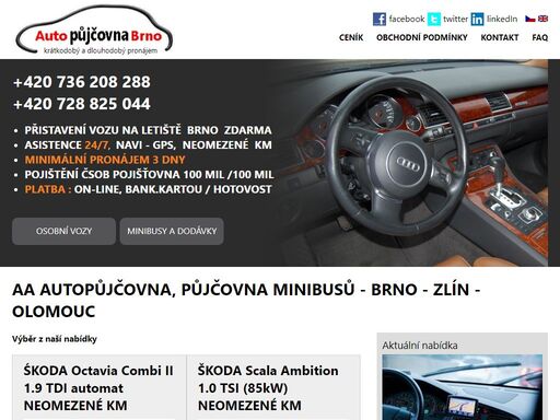 www.aaautopujcovnabrno.cz