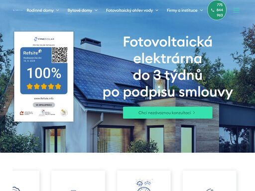 montáž již do 3 týdnů | nejnižší zálohy | dlouhodobý servis | wallbox - nabíjecí stanice | online dohledové centrum | servis fve na 2 roky zdarma