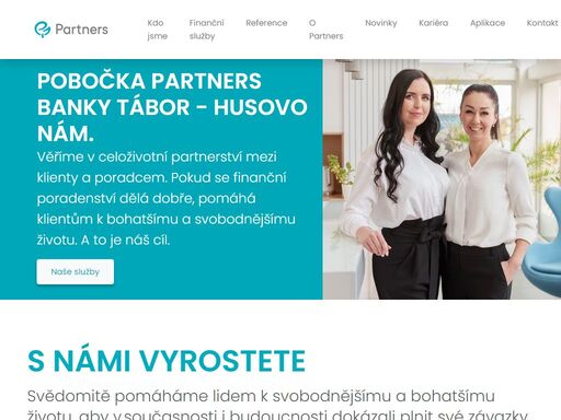 pobočka partners banky tábor - husovo nám.  poskytuje nezávislé finanční poradenství a osobní finanční plánování. finanční poradce vám pomůže ve sjednání a kalkulaci hypotéky, pojištění nebo investic