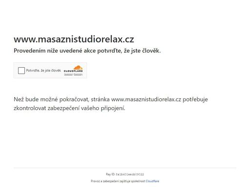 www.masaznistudioRelax.cz