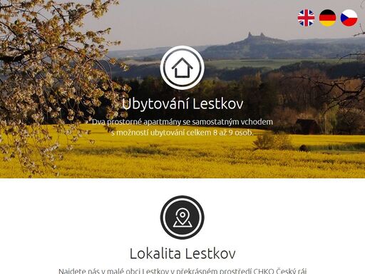 www.ubytovani-lestkov.cz