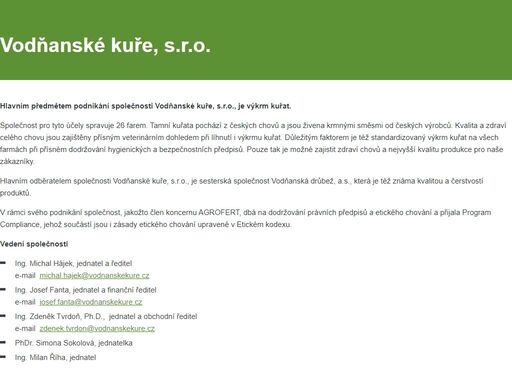 www.vodnanske-kure.cz