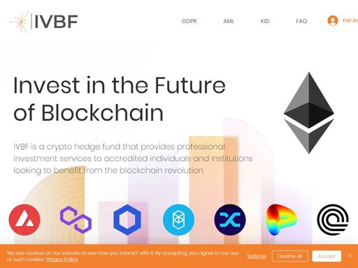 ivbf is a crypto hedge fund that provides professional investment services to individuals and institutions looking to benefit from the web3 revolution.